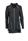 My Soul Stretch Contrast Stitch Jacket, Black