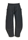 My Soul Stretch Barrel Trousers, Black
