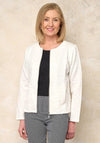 Sunday Textured Zip Up Jacket, White