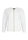 Sunday Textured Zip Up Jacket, White