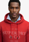 Superdry 1954 Company Hoodie, Base Red