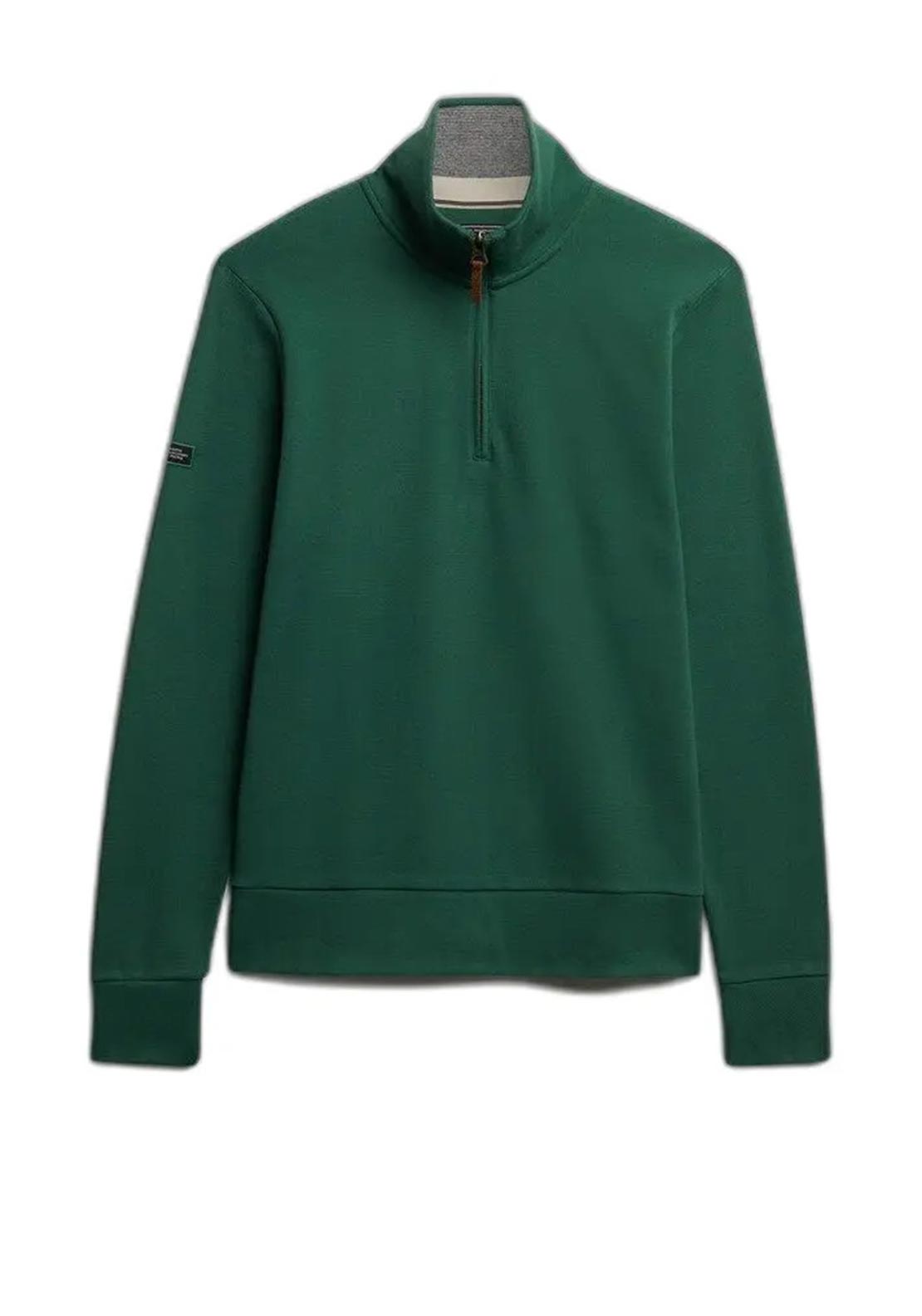 Superdry 1954 Company Half Zip Sweatshirt, Hunter Green