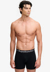 Superdry 3 Pack Organic Cotton Boxer Briefs, Black