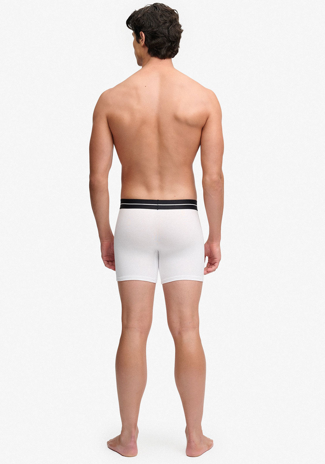 Superdry 3 Pack Organic Cotton Boxer Briefs, Black Multi