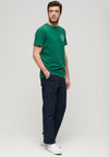 Superdry Athletic College Graphic T-Shirt, Dark Forest Green