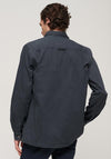 Superdry Canvas Workwear Overshirt, Midnight Navy
