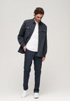 Superdry Canvas Workwear Overshirt, Midnight Navy