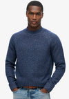 Superdry Chunky Raglan Jumper, Nautical Navy
