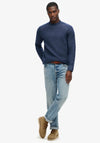 Superdry Chunky Raglan Jumper, Nautical Navy