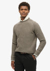 Superdry Chunky Raglan Jumper, Walnut Brown