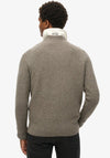 Superdry Chunky Raglan Jumper, Walnut Brown
