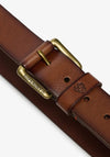 Superdry Classic Leather Belt, Tan