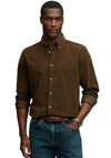 Superdry Classic Needle Corduroy Shirt, Twig Beige