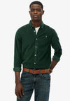 Superdry Classic Needle Corduroy Shirt, Enamel Green