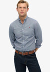 Superdry Classic Oxford Shirt, Navy Chambray