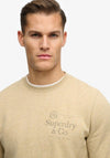 Superdry 1954 Company Sweater, Beige Marl
