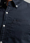 Superdry Cotton Oxford Shirt, Eclipse Navy