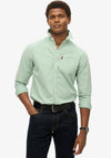 Superdry Cotton Oxford Shirt, Sage Green
