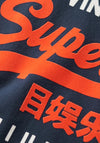 Superdry Duo Vintage Logo T-Shirt, Richest Navy