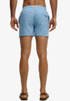 Superdry Embroidered Logo 15 Inch Swim Shorts, Sky Blue