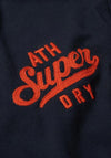 Superdry Embroidered Superstate Athletic Logo T-Shirt, Eclipse Navy