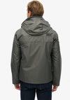 Superdry Hooded Mountain Windbreaker Jacket, Dark Charcoal