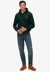Superdry Essential Embroidered Logo Hoodie, Enamel Green