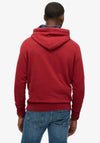 Superdry Essential Embroidered Logo Hoodie, League Red