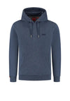 Superdry Essential Embroidered Logo Hoodie, Navy Marl