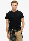 Superdry Essential Embroidered Logo T-Shirt, Black