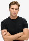 Superdry Essential Embroidered Logo T-Shirt, Black
