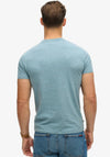 Superdry Essential Embroidered Logo T-Shirt, Blue Grit