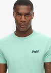 Superdry Essential Logo Embroidered T-Shirt, Spearmint Light Green