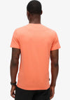 Superdry Essential Logo Embroidered T-Shirt, Sunburst Coral