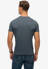 Superdry Essential Logo Embroidered T-Shirt, Grey Blue