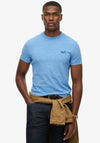 Superdry Essential Embroidered Logo T-Shirt, Fresh Blue Grit