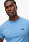 Superdry Essential Embroidered Logo T-Shirt, Fresh Blue Grit