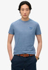 Superdry Essential Logo Embroidered T-Shirt, Ocean Blue