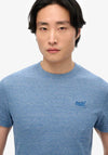 Superdry Essential Logo Embroidered T-Shirt, Ocean Blue