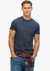 Superdry Essential Logo Embroidered T-Shirt, Dark Blue Marl