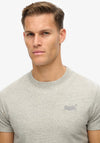 Superdry Essential Embroidered Logo T-Shirt, Grey Fleck Marl