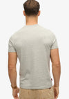 Superdry Essential Embroidered Logo T-Shirt, Grey Fleck Marl