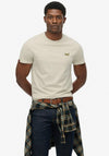 Superdry Essential Logo Embroidered T-Shirt, Straw Grey Marl