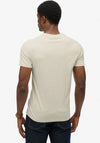 Superdry Essential Logo Embroidered T-Shirt, Straw Grey Marl