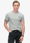 Superdry Essential Logo Embroidered T-Shirt, Light Grey