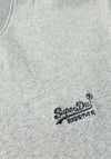 Superdry Essential Logo Embroidered T-Shirt, Light Grey