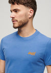 Superdry Essential Logo Embroidered T-Shirt, Monaco Blue