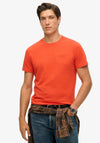 Superdry Essential Logo Embroidered T-Shirt, Bright Orange Marl