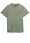Superdry Essential Logo Embroidered T-Shirt, Sage Green Marl