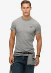 Superdry Essential Logo Embroidered T-Shirt, Sleet Grey Marl